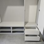 Botník - bílo-šedý dekor