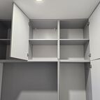 Botník - bílo-šedý dekor