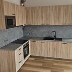 Kuchyňský kout - dekor dřeva